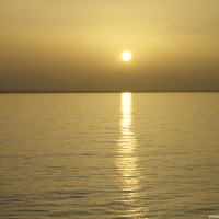 Abends auf der Fahrt zurück nach Hurghada, September 2002