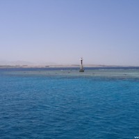 Der Leuchtturm am Südende des Riffs, Mai 2007