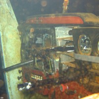 Cockpit der Cesna, Oktober 2005