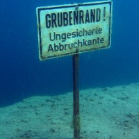 Und nochmal das tolle Schild, April 2007