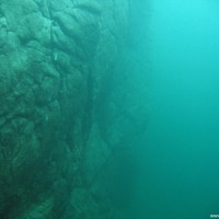 Die Steilwand beim Abtauchen Richtung Osten, Januar 2009