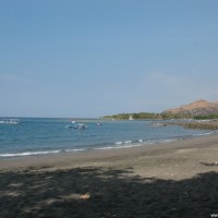 Am Strand des Pondok Sari Resorts, September 2007