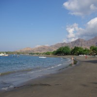 Am Strand des Pondok Sari Resorts, September 2007