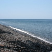 Blick vom Strand nach links, September 2007