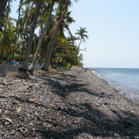 Blick vom Strand nach links, September 2007