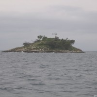 Die Banjole Insel vom Boot aus, September 2005