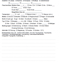 iQ Logbook M / sub-base Logbuch - 1 Tauchgang pro Seite v2