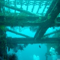 Dry Dock (künstlich versenktes Trockendock), Oktober 2003